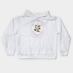 Plant Medicine, Nature's Cure - herbalism Kids Hoodie